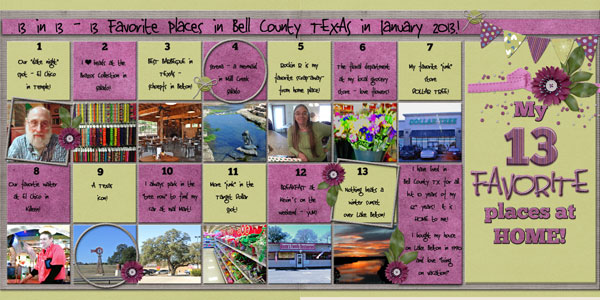 13 in 13 - 13 Favorite Places