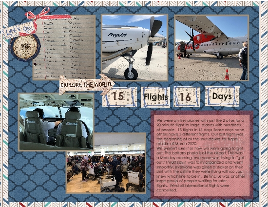 15 flights in 16 days