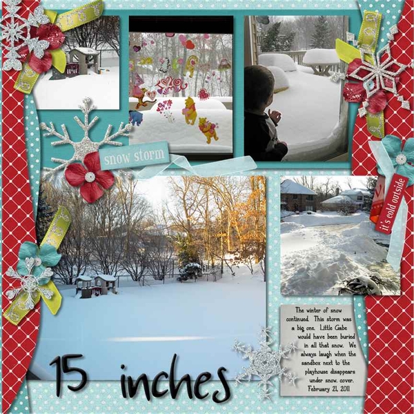 15 inches