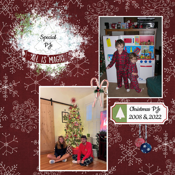 15th Birthday Then + Now PJs Challenge