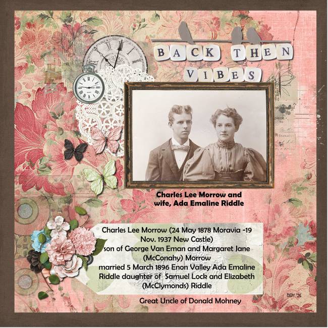 1896 Charles and Ada Morrow