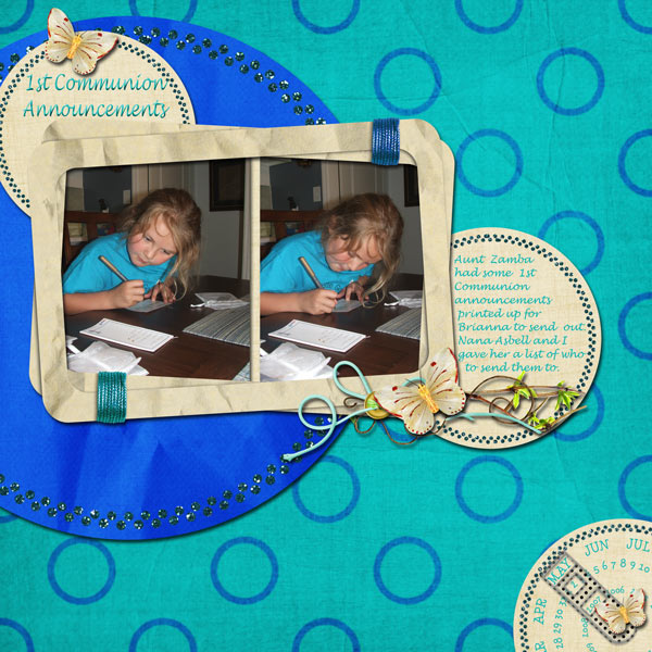 1st Communion Announcements