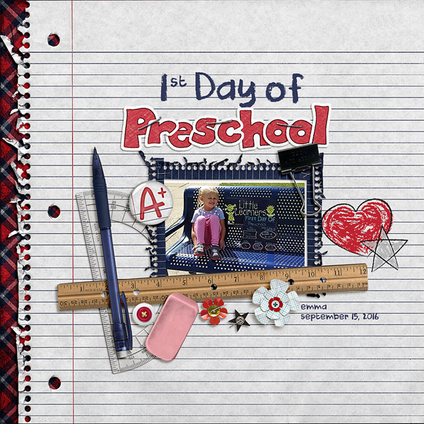1st day of preschool