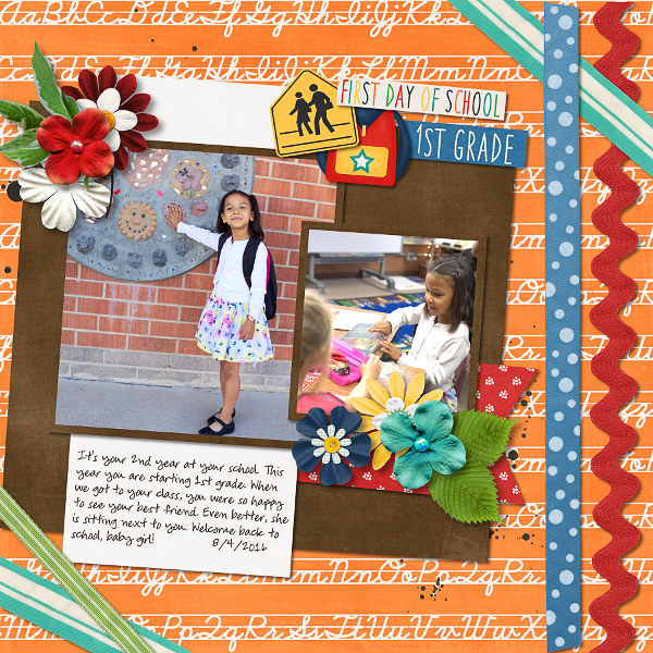 1st Day of School - 1st Grade