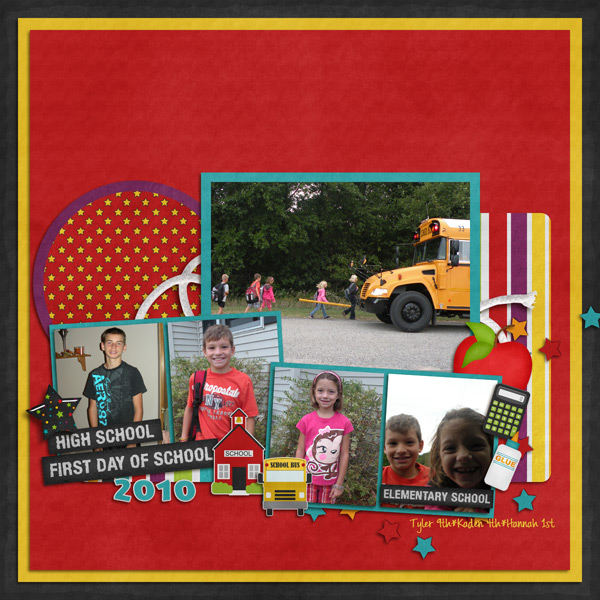1st Day of School 2010