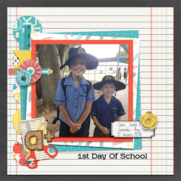 1st Day of School 2018