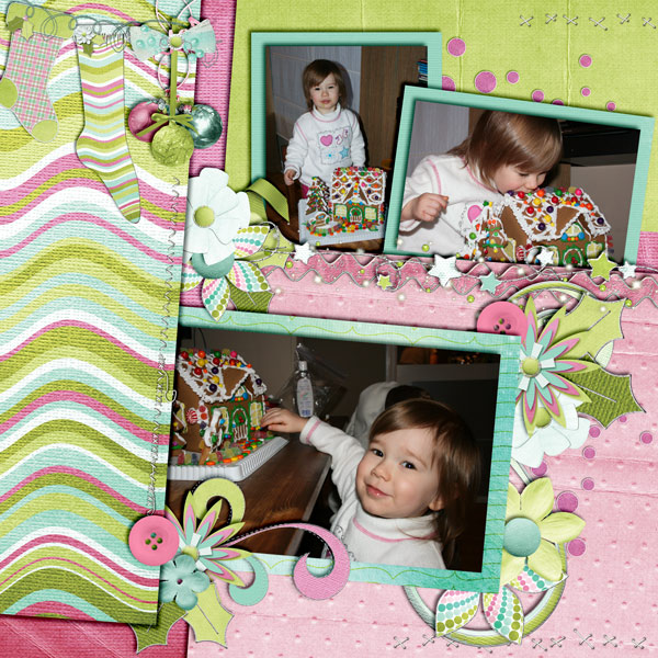 1st Gingerbread house