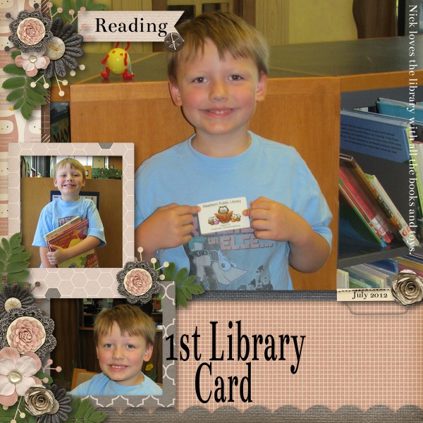 1st Library Card