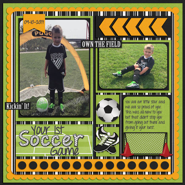 1st soccer game