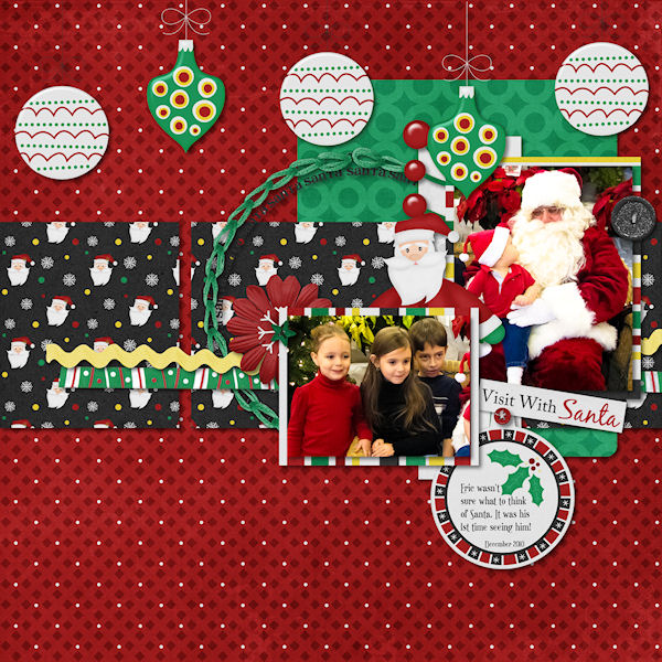 1st visit with Santa