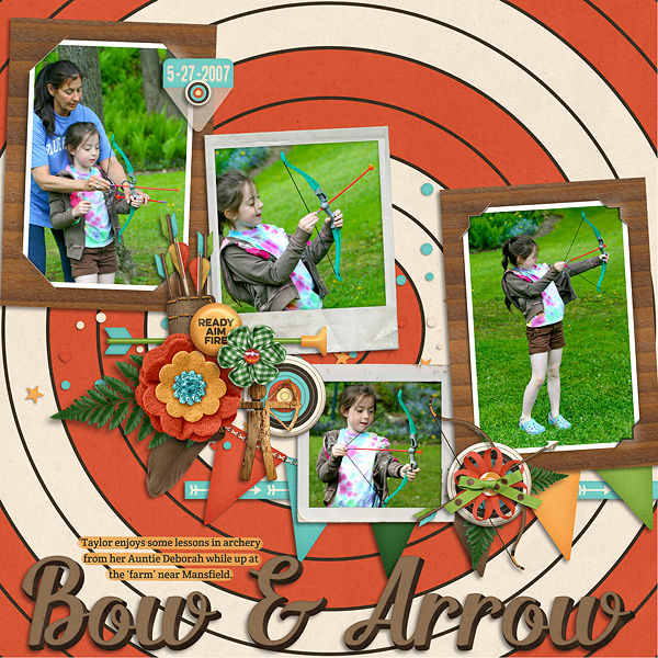 2007 Archery with Auntie Debbie