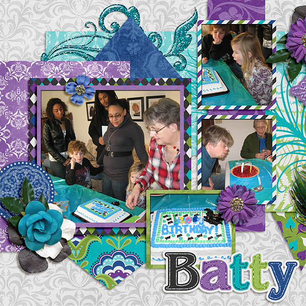 2011 Greg and Zoe Birthday left page