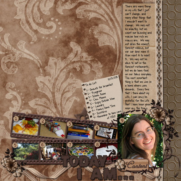 2011 Survivor Week 5- My day