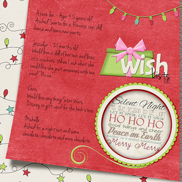 2012 Wish List