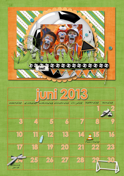 2013 Calendar - june