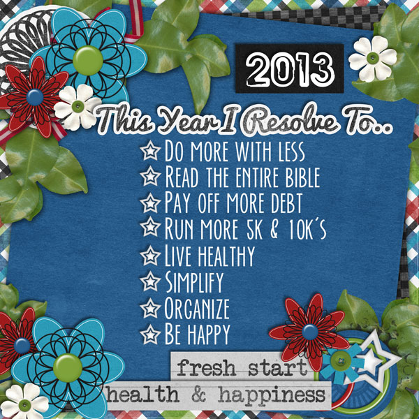 2013 Goals