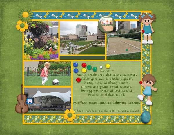 2014 #3 - Bocce Court at Columbus Commons