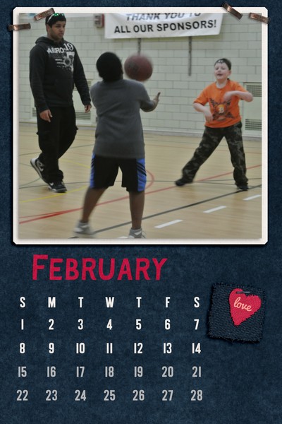 2015 Calendar Page Feburary