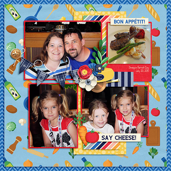 2015 Disney Cruise - Dinner 7/20