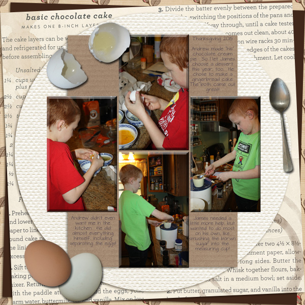 2015 Thanksgiving Baking