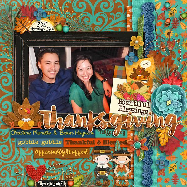 2015 Thanksgiving Christine + Brian