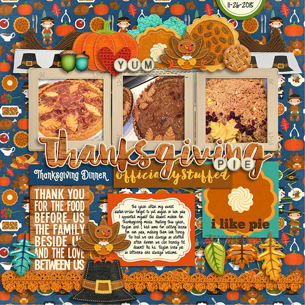 2015 Thanksgiving Pie Baking