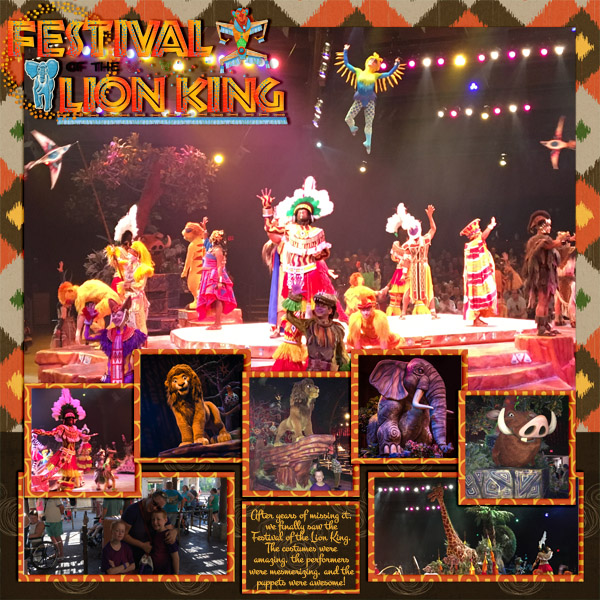 2016 Festival of the Lion King