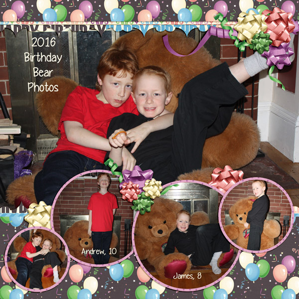2016 March Birthday Bear