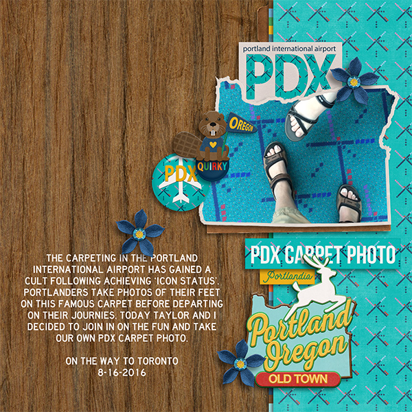 2016 PDX Airport Carpet Photo