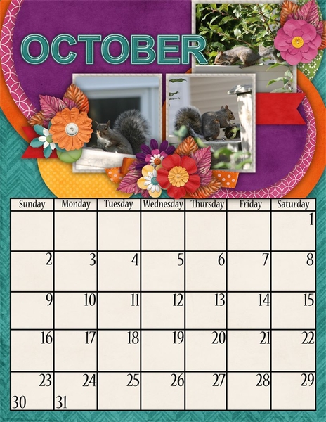 2016 Wall Calendar - Magic Of Autumn