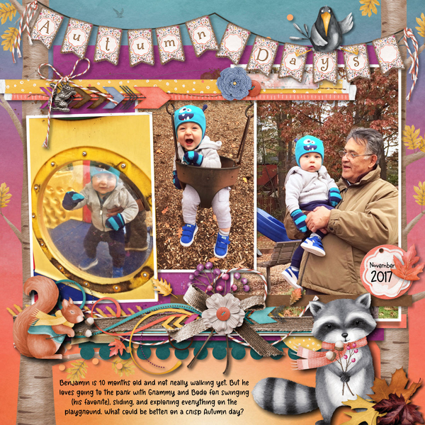 2017 11 Autumn in the Park with Benj