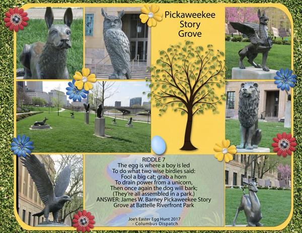 2017 #7 - Pickaweekee Story Grove Statues