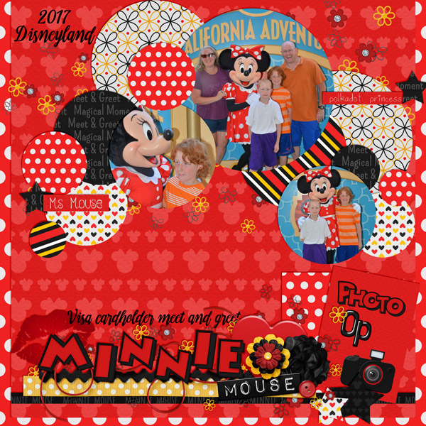 2017 Disneyland AJ Minnie Mouse