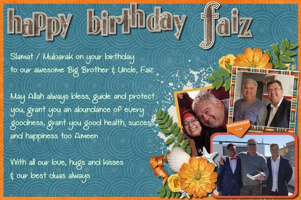 2017 Happy Birthday Faiz