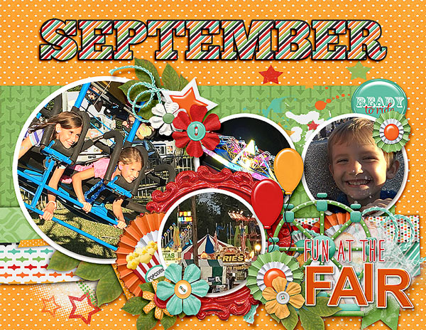 2017 September Calendar Topper