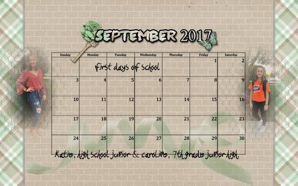 201709 Calendar