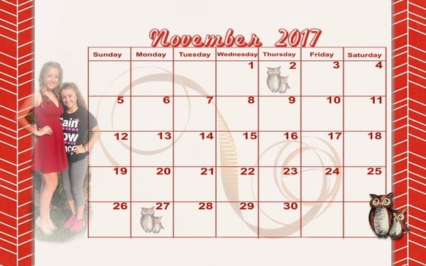 201711 Calendar