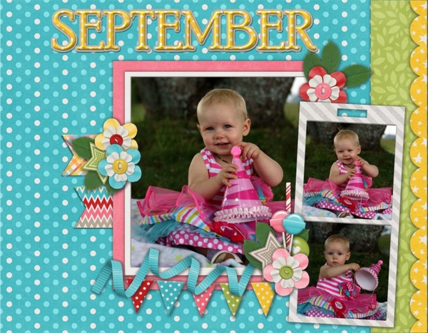 2018 Center Fold Calendar Templates - September