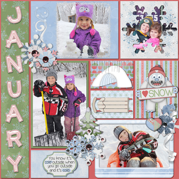 2018 January_our family calendar