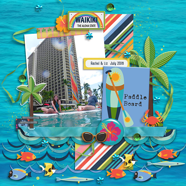 2018 Paddleboarding in Hawaii