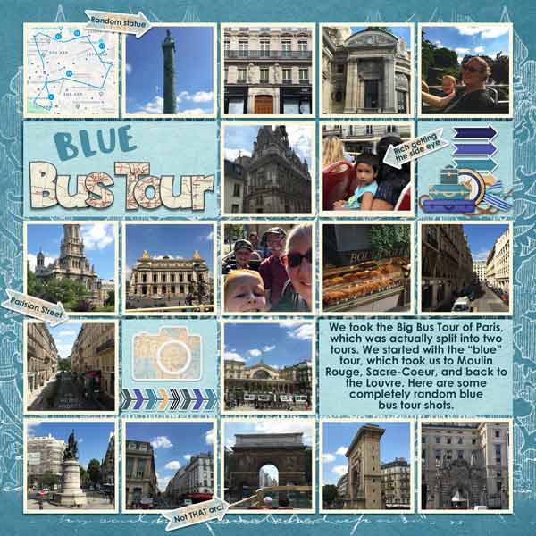 2018 Paris Blue Bus
