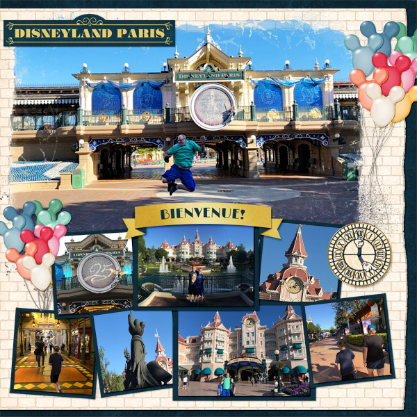 2018 Paris Disneyland Gates
