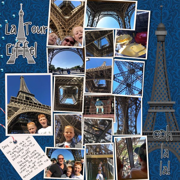 2018 Paris Eiffel Tower Going Up