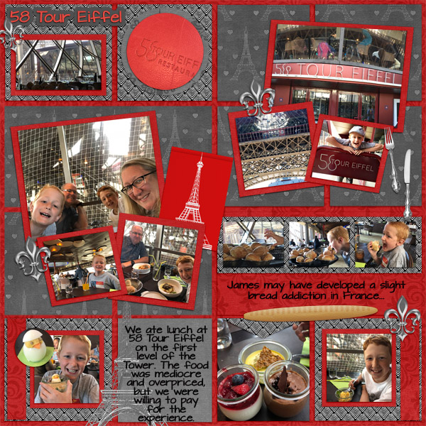 2018 Paris Eiffel Tower Lunch