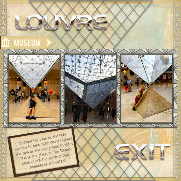 2018 Paris Exiting Louvre
