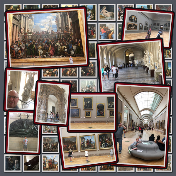 2018 Paris Louvre Tiles
