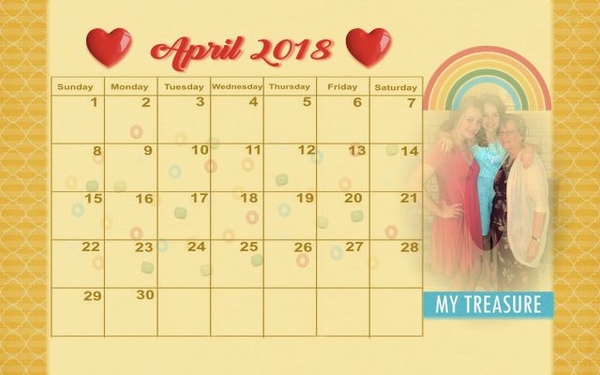201804 Calendar