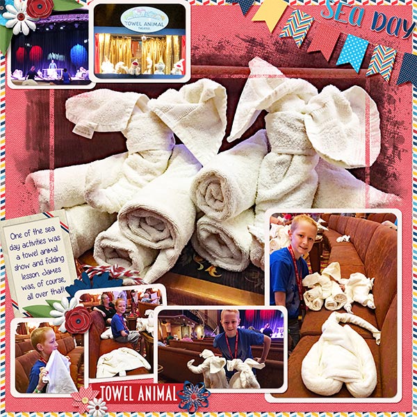 2019 Cruise Towel Animals