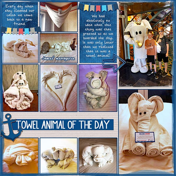 2019 Towel Animals
