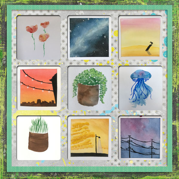 2020-07 July Watercolor Paintings